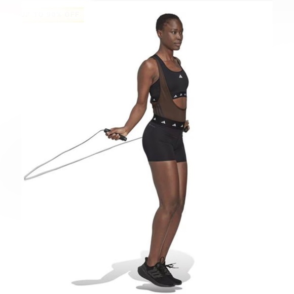 Adidas Women's Train icons 3-Stripes brown Leotard size large new - Picture 2 of 6